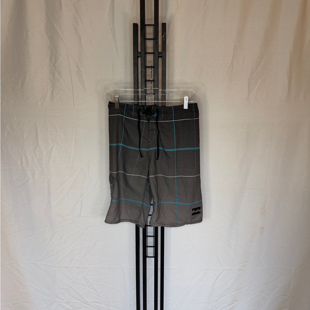 Billabong Gray and‎ Blue Board Shorts